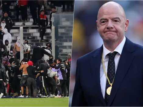 La reacción del presidente de la FIFA tras muerte de hinchas albos