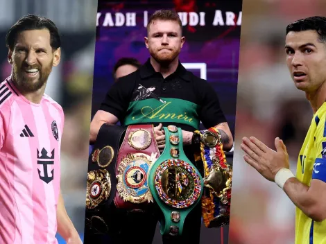 ¿Messi o Cristiano? 'Canelo' entra al debate por el 'GOAT' del fútbol