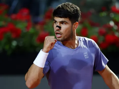 Carlos Alcaraz disputará la final en Roma por primera vez