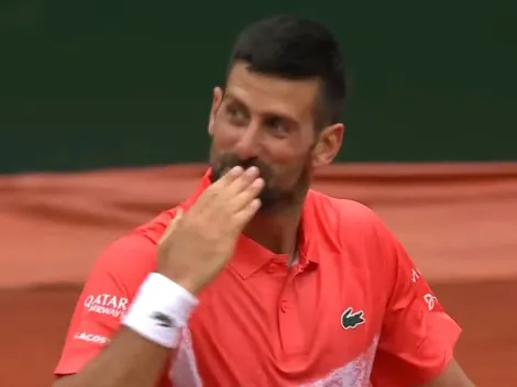 El festejo de Djokovic tras romper la mala racha que inició Tabilo
