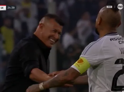 El tremendo gesto de Vidal con el golpeado Almirón