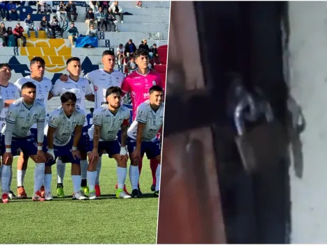 "Abran la puerta": Naval queda encerrado con candado en el camarín