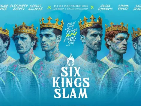 Six Kings Slam: Seis "reyes" del tenis se citan en Arabia por un botín histórico