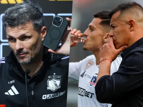 Fernando Ortiz le da una clase a Almirón en su primer día en Colo Colo