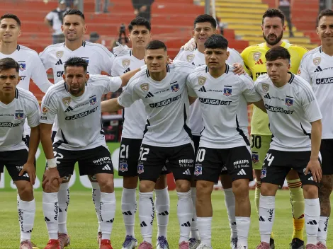 Formación conformada de Colo Colo ante el colista Deportes Iquique