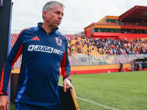 La tensa llegada de Gustavo Álvarez al partido de la U: "No miró..."