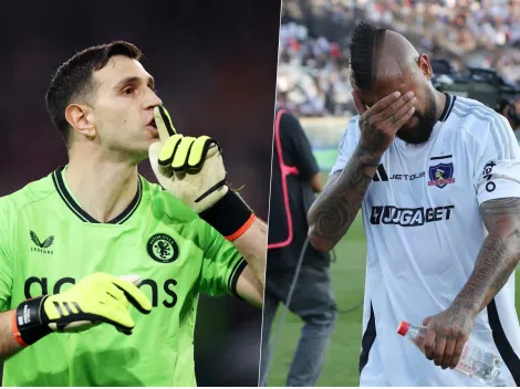 Dibu Martínez le da una lección a Vidal por su retorno a Colo Colo