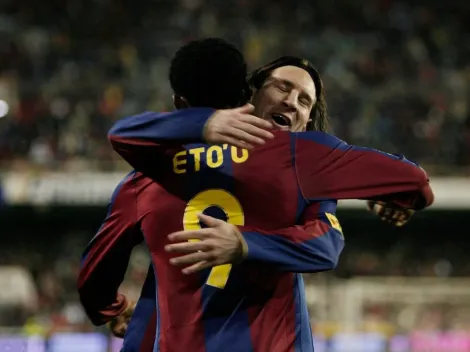 Ex-Barcelona, Eto'o fala sobre futuro de Messi e projeta a nova parceria de argentinos no Barcelona