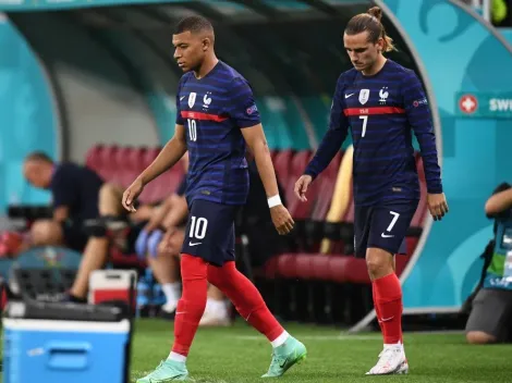 Atrito entre Griezmann e Mbappé foi determinante para eliminação da França na Euro, afirma o L'Equipe