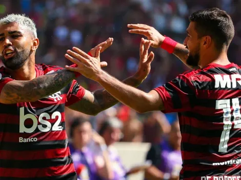 Gigantes europeus monitoram Arrascaeta e Gabriel Barbosa