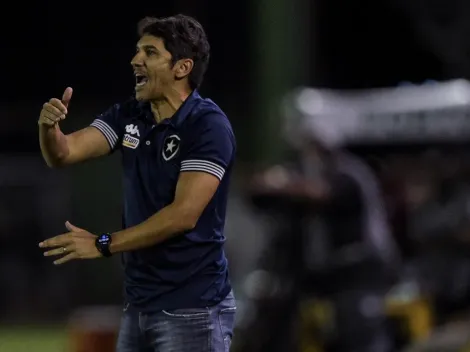 Técnico interino do Botafogo tenta buscar explicação após derrota