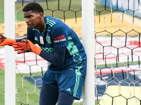 Dois grandes clubes europeus disputam a contratação do goleiro Hugo Souza, do Flamengo