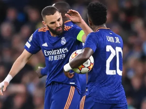 Vinícius Júnior e Benzema, do Real Madrid, levam prêmios importantes na UEFA Champions League