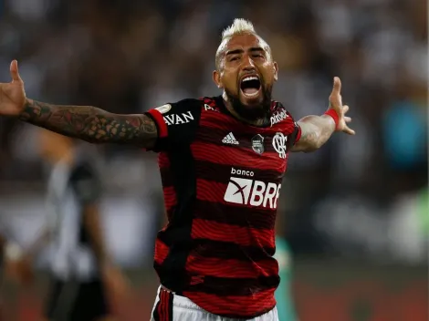 Com quase dois meses de Flamengo, Vidal compara futebol brasileiro ao europeu