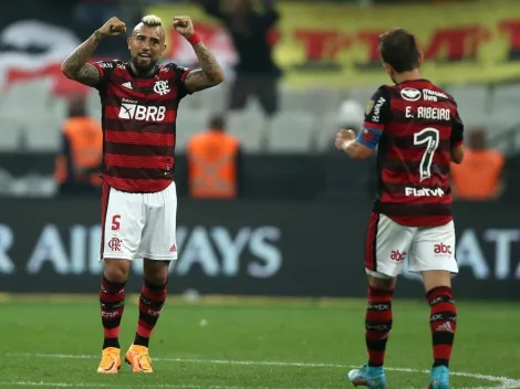 Vidal vira dúvida no Flamengo para final da Copa do Brasil