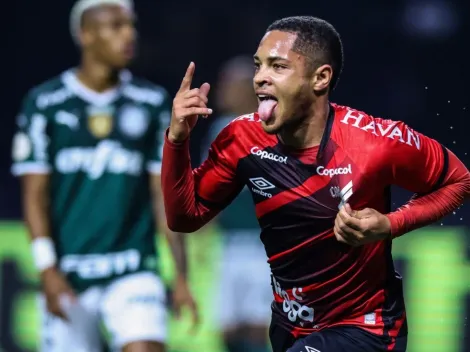 Vitor Roque, do Athletico Paranaense, é uma das prioridades de clube europeu para 2023