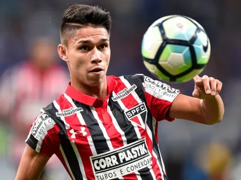 Gigante brasileiro tem 'carta na manga' para superar o Palmeiras e fechar com o atacante Luiz Araújo, ex-São Paulo