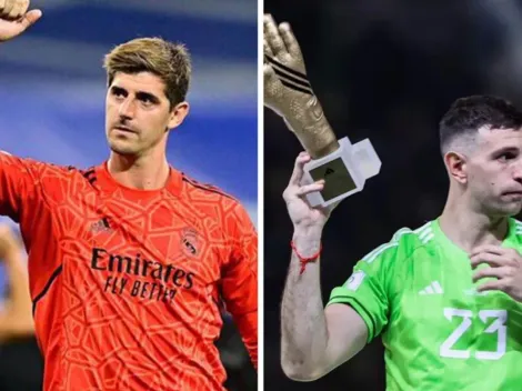 The Best: Courtois ou Emiliano Martínez? Imprensa de fora crava quem vencerá o prêmio de melhor goleiro do mundo