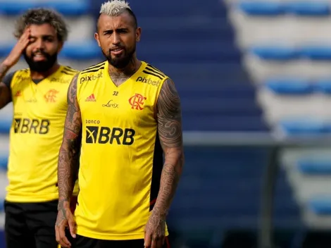 Vidal sugere que jogador deixe o Flamengo e se junte ao futebol europeu, e torcida enfurece: "Esse cara é louco"