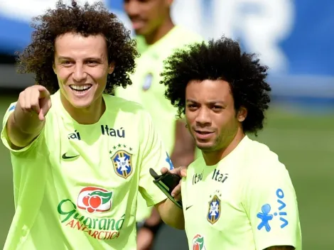 David Luiz manda recado a Marcelo, do Fluminense