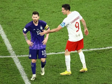 Robert Lewandowski revela o que pensa sobre Lionel Messi: "agora ele marca menos gols"