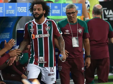 Fernando Diniz abre o jogo sobre situação física de Marcelo, após substituição no 1º tempo