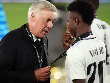 Ancelotti 'enche a bola' de Vini Jr: "Momento fantástico"