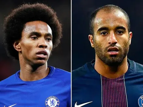 Clube manifesta interesse nas contratações de Lucas Moura e Willian