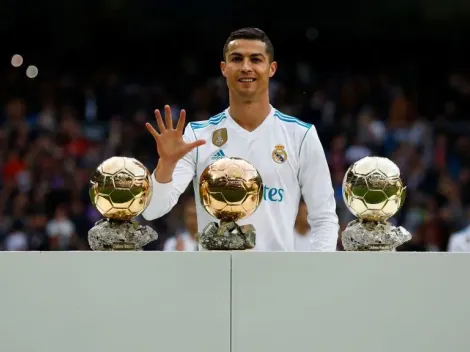 Relembre as posições de Cristiano Ronaldo no ranking da Bola de Ouro