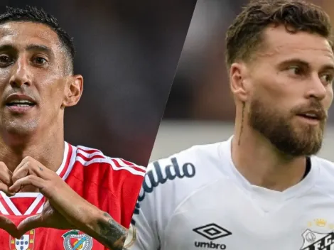 Lucas Lima, do Santos, pode formar dupla com Di María na Libertadores