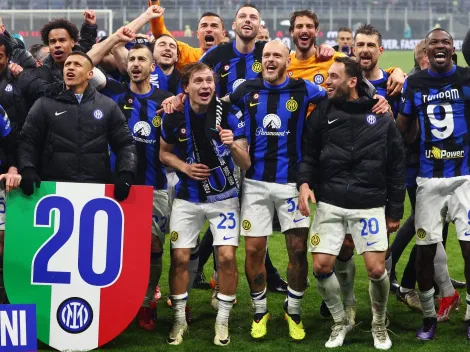 Jogadores da Inter de Milão comemoram scudetto com música brasileira