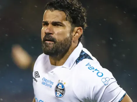 Diego Costa discute com Nathan Fernandes no Grêmio