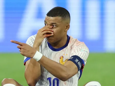 Mbappé assusta após suspeita de ter quebrado nariz em jogo da França
