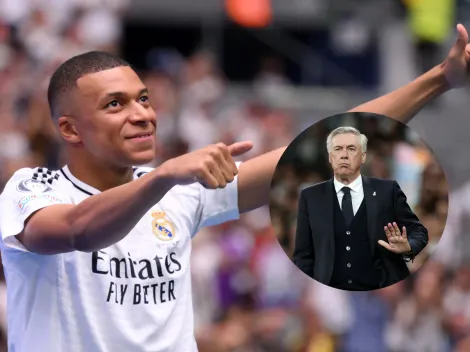 Mbappé recebe primeiro conselho de Ancelotti no Real Madrid