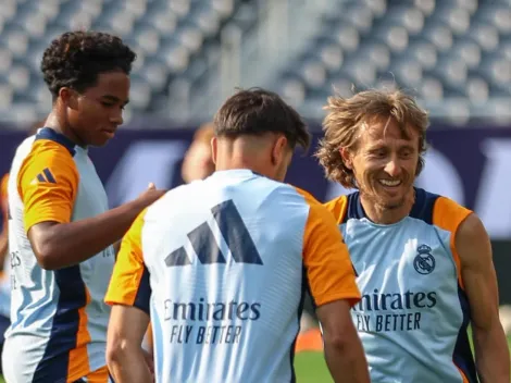 Modric adota Endrick, ex-Palmeiras, nos bastidores do Real Madrid