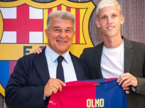 Dani Olmo fala pela 1ª vez como jogador do Barcelona