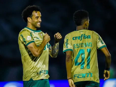 Felipe Anderson elogia Estêvão no Palmeiras: "Parece muito o Neymar"