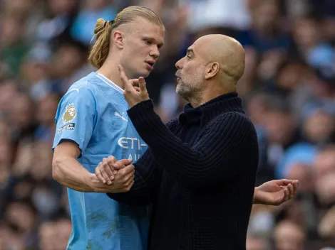 Haaland demonstra insatisfação com Guardiola no Manchester City