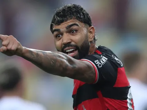 Gabigol, do Flamengo, negocia com o Santos de Marcelo Teixeira