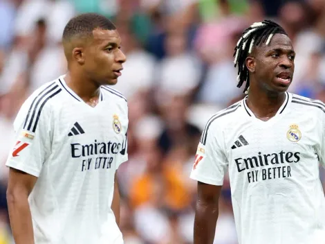 Ancelotti liga para Mbappé e Vinicius Júnior