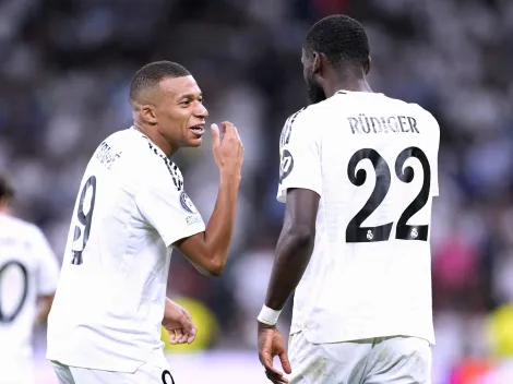 Rudiger cobra Mbappé por gol na Champions League