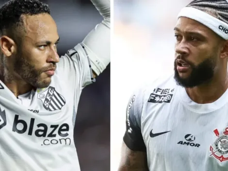 Neymar vai enfrentar Depay em Corinthians v Santos; Europeus opinam