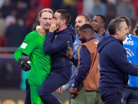 Luis Enrique indica quando Safonov quebrou a mão no PSG x Flamengo