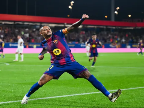 Capitão do Barcelona, Raphinha é o brasileiro com mais gols na Europa em 2025