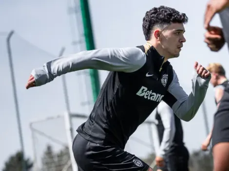 De volta: Pedro Gonçalves treinou com o plantel em Alcochete