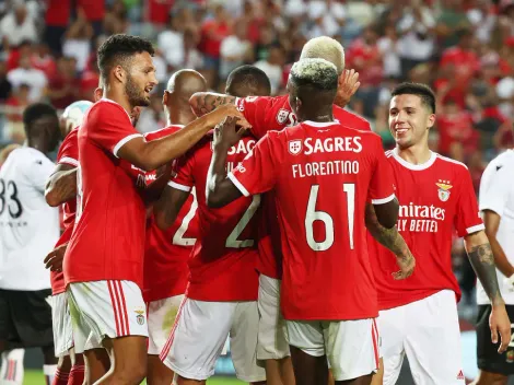 Benfica venceu o Nice por 3-0 no único jogo entre as equipas