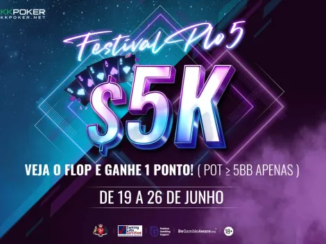 KKPoker promove ranking semanal de PLO5 com US$ 5 mil garantidos; confira