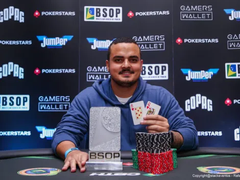 Leonardo Estrella conquista o título do No-Breaks Deepstack do BSOP Rio