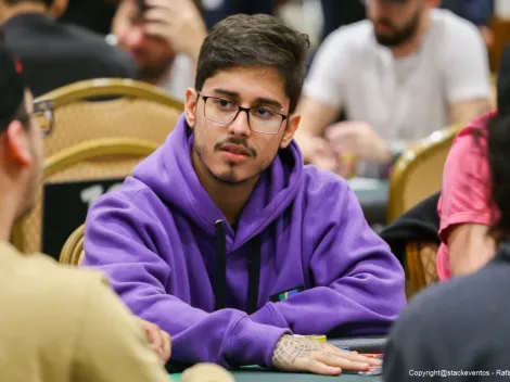 Moacir Caetano sofre com um out na reta final do Main Event do BSOP Rio