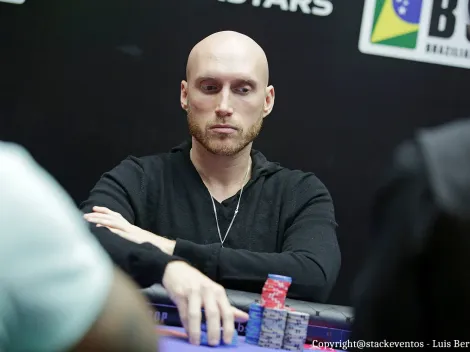 Francisco Benítez puxa pote gigante em all in triplo na FT do BSOP Rio